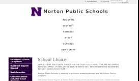 
							         School Choice - Norton School District - Norton Public Schools								  
							    