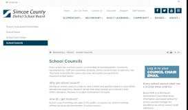 
							         School Councils - Simcoe County District School Board								  
							    