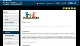 
							         School Counseling and Guidance / Parent Portal								  
							    