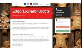 
							         School Counselor Update | Smore Newsletters for Education								  
							    