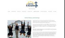 
							         School Delays and Closings — Saint Elizabeth Parish School								  
							    