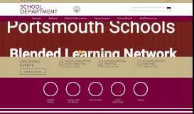 
							         School Department Home | City of Portsmouth								  
							    