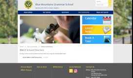 
							         School Directory - Blue Mountains Grammar School								  
							    