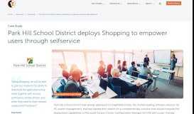 
							         School district deploys Shopping for user self service - 1E								  
							    