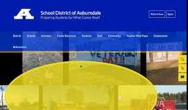
							         School District of Auburndale / Homepage								  
							    