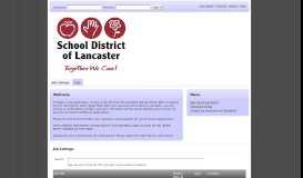 
							         School District of Lancaster - TalentEd Hire								  
							    
