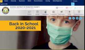 
							         School District of Manatee County / Homepage								  
							    