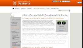 
							         School District of Poynette - Infinite Campus Portal Information ...								  
							    