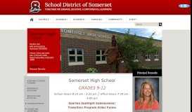 
							         School District of Somerset - Somerset High School - somerset.k12.wi.us								  
							    