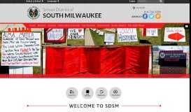 
							         School District of South Milwaukee: Home								  
							    