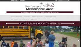 
							         School District of the Menomonie Area: Home								  
							    