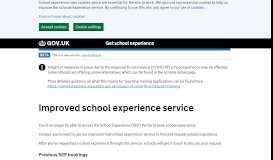 
							         School Experience Portal								  
							    