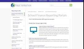 
							         School Finance Reporting Portals | Wisconsin Department of Public ...								  
							    