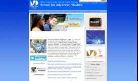 
							         School for Advanced Studies - Miami Dade College								  
							    