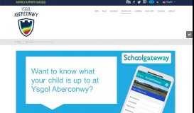 
							         School Gateway App - Ysgol Aberconwy								  
							    