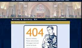 
							         School home page..... - St. Agatha Parish, Milton and Quincy ...								  
							    