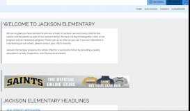 
							         School JACKSON ELEMENTARY - Greeley-Evans School District 6								  
							    