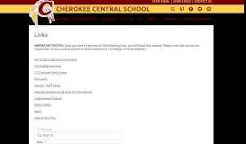 
							         School Links - Cherokee Central School								  
							    