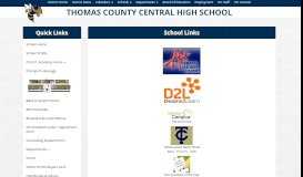 
							         School Links - Thomas County Central High School								  
							    