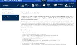 
							         School Listings / Hale Elementary School								  
							    