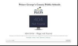
							         School Max Family Portal - PGCPS								  
							    