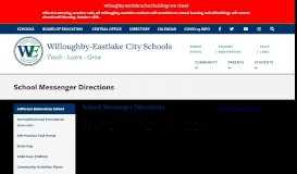
							         School Messenger Directions - Willoughby-Eastlake City Schools								  
							    