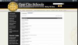 
							         School News - Opp City Schools								  
							    
