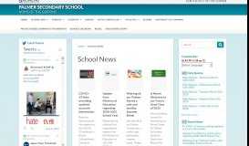 
							         School News | Palmer Secondary School								  
							    