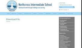 
							         school Northcross Parent Portal - Northcross Intermediate School								  
							    