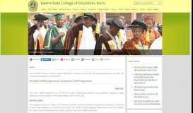 
							         School of Basic & Remedial Studies (SBRS) | IJMB | A' Levels | Kwara ...								  
							    