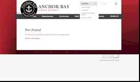 
							         School of Choice - Parents - Home - Anchor Bay School District								  
							    
