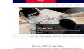 
							         School of Design - RMIT University								  
							    