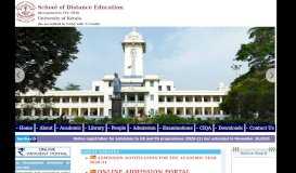 
							         School of Distance Education								  
							    