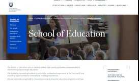 
							         School of Education - University of Wollongong – UOW								  
							    