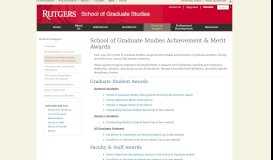 
							         School of Graduate Studies Achievement & Merit Awards | Graduate ...								  
							    