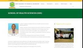 
							         School of Health Sciences - Meru University of Science and Technology								  
							    