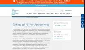 
							         School of Nurse Anesthesia - Yale New Haven Hospital								  
							    