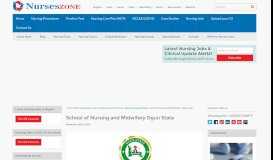 
							         School of Nursing and Midwifery Ogun State | Nurses Zone | Source of ...								  
							    