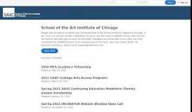 
							         School of the Art Institute of Chicago - SlideRoom								  
							    