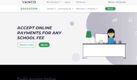 
							         School payment solutions for school lunch account payments								  
							    