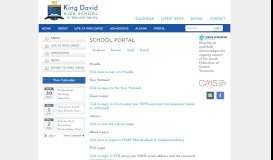 
							         School Portal - King David High School								  
							    
