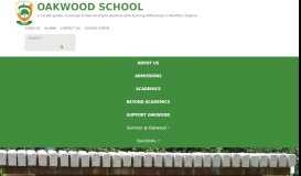 
							         School Portal - Oakwood School								  
							    