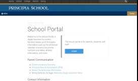 
							         School Portal | Principia School								  
							    