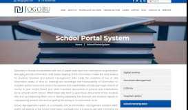 
							         School Portal System - Jogobu								  
							    
