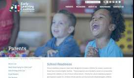 
							         School Readiness | Early Learning Coalition								  
							    