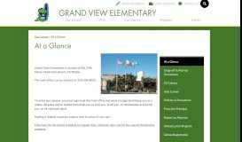 
							         School Registration – Our School – Grand View Elementary								  
							    
