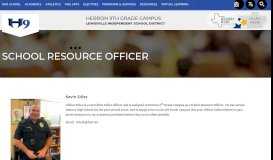 
							         School Resource Officer / Cole Langston - Lewisville ISD								  
							    