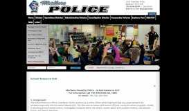 
							         School Resource Unit | MarlboroPD.org - Marlboro Police Department								  
							    