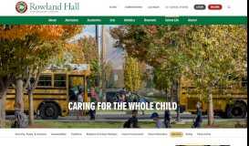 
							         School Services - Rowland Hall								  
							    