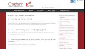 
							         School Tool Parent Portal FAQ – Chatham Central School District								  
							    